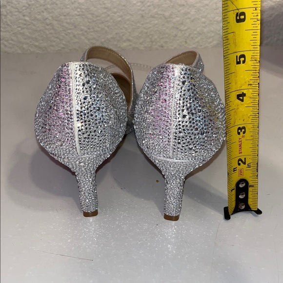 Alex Marie Sparkling Silver Heels - Picture 4 of 10